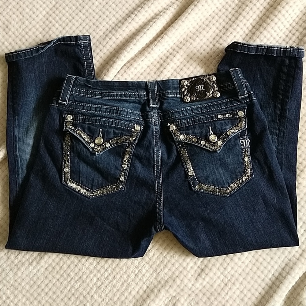 Miss Me mid rise easy cropped jeans